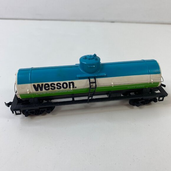 Vintage 90s Tyco Wesson Pure Vegetable Oil Model Train Tanker Tank Car - Picture 2 of 5